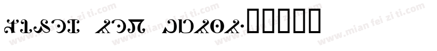 times new ronan字体转换